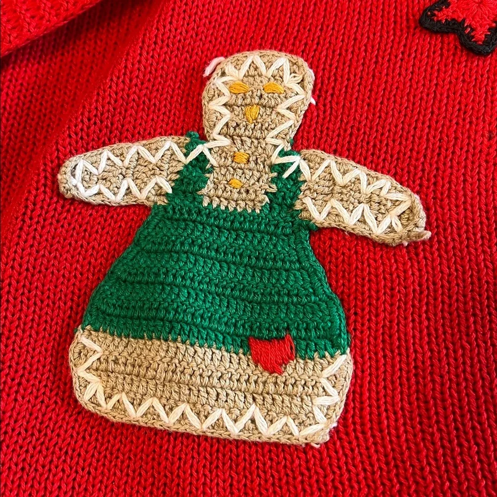 Novelli Red Christmas Sweater - m,‎ vintage